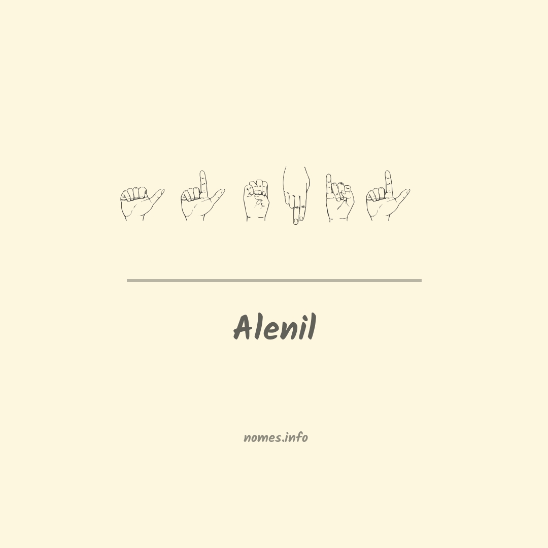 Alenil em Libras