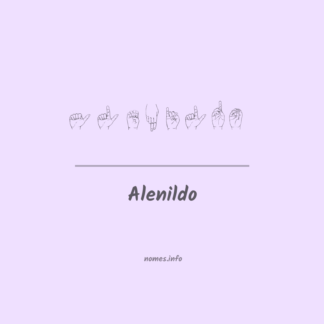 Alenildo em Libras
