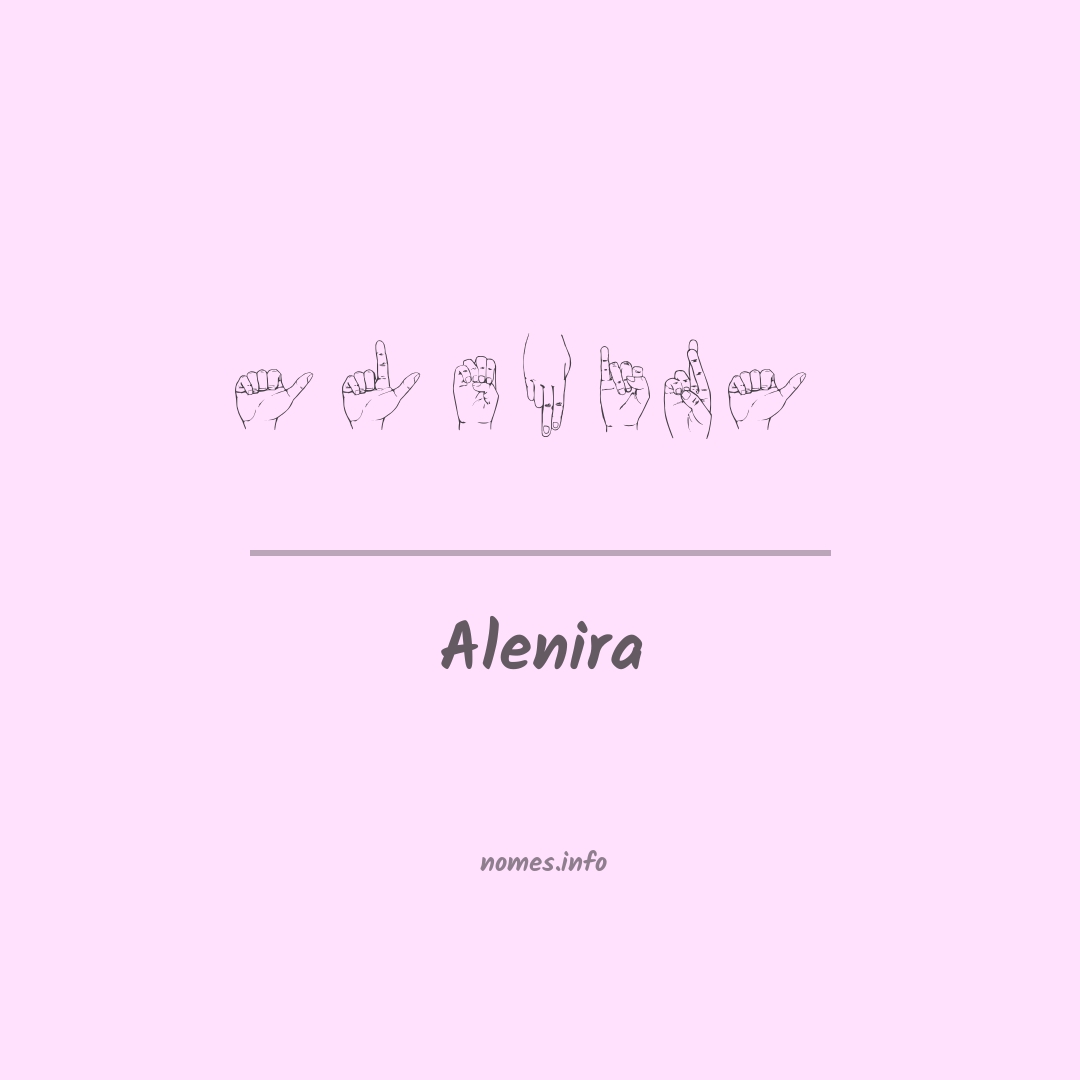 Alenira em Libras