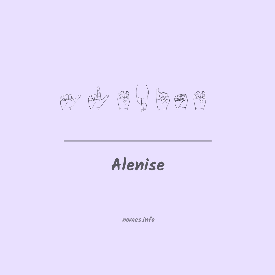 Alenise em Libras