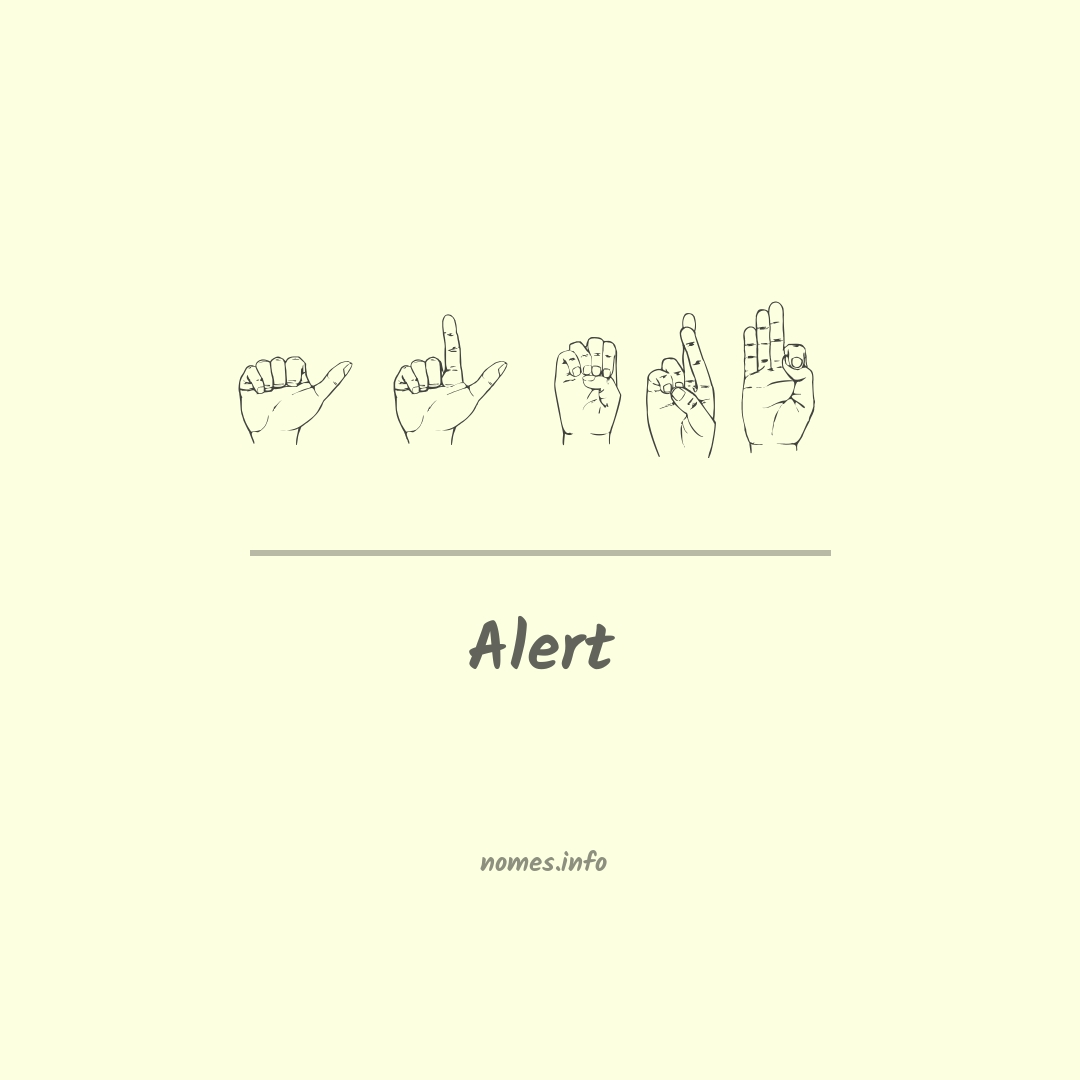 Alert em Libras
