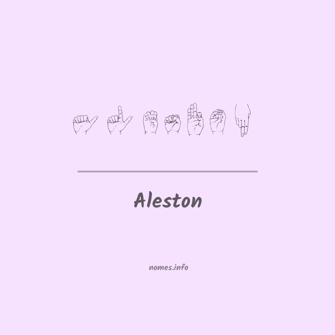 Aleston em Libras