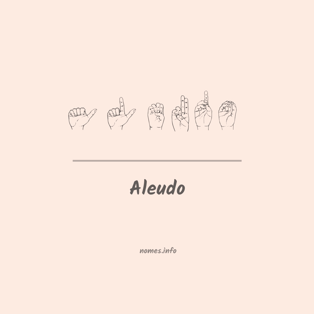Aleudo em Libras