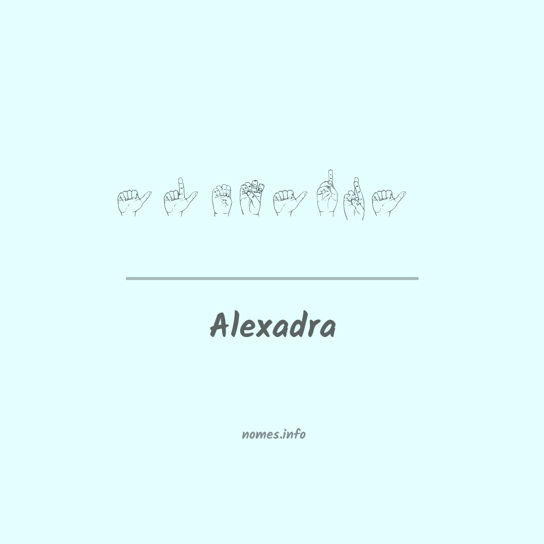 Alexadra em Libras