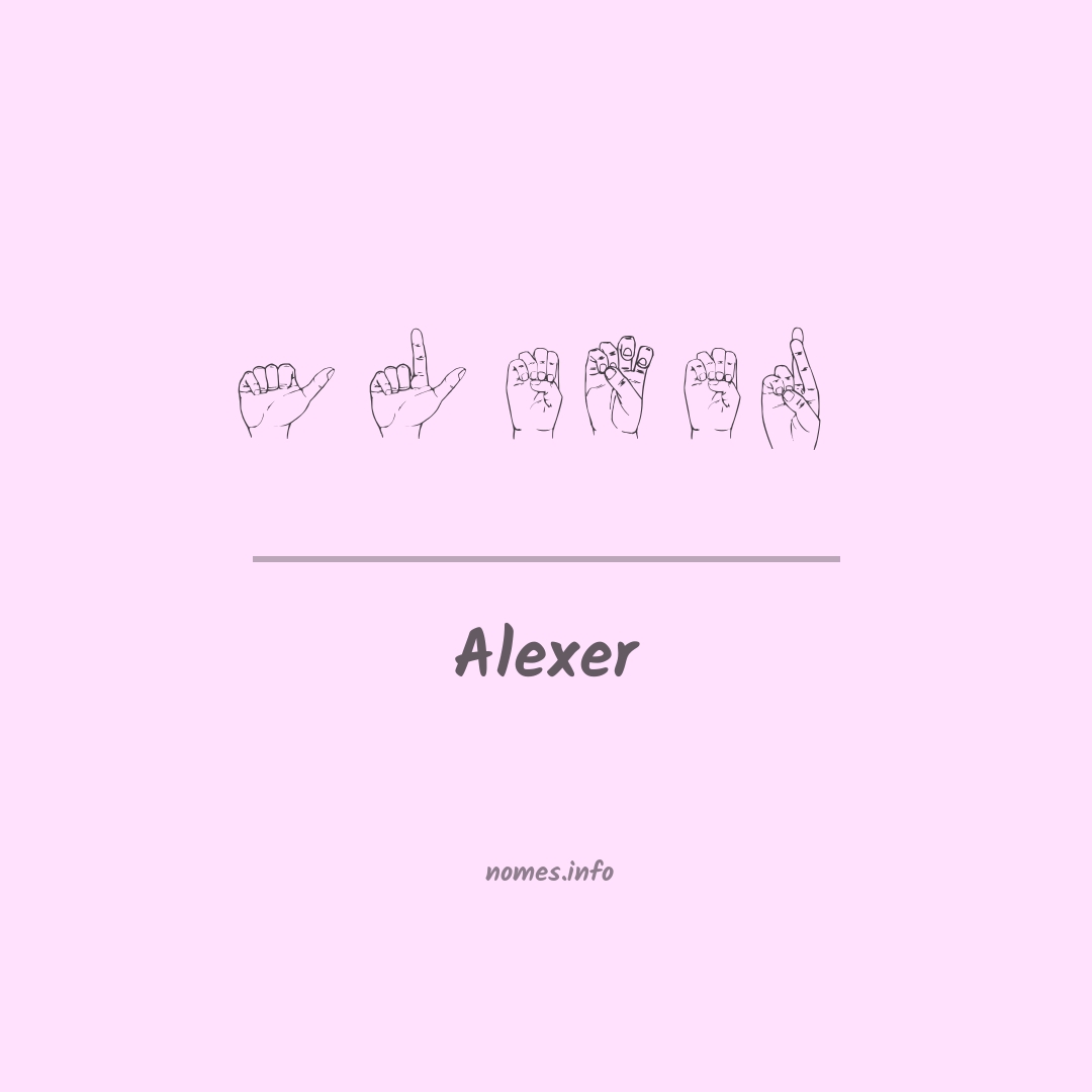 Alexer em Libras