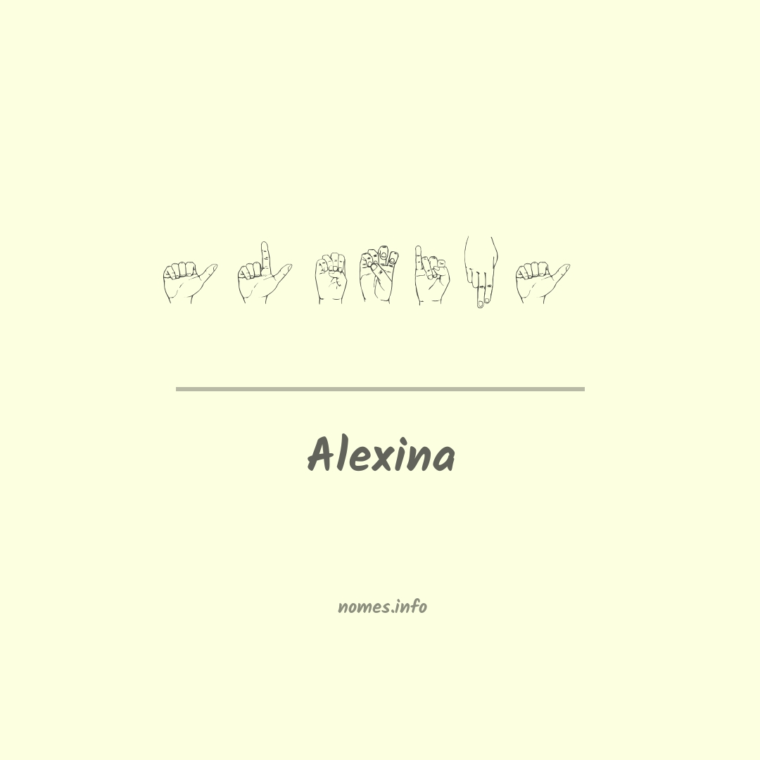 Alexina em Libras