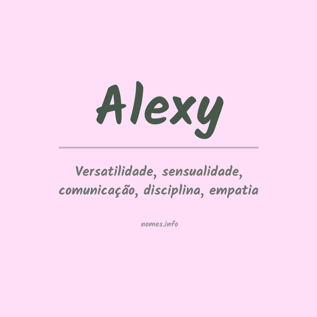 Significado do nome Alexy