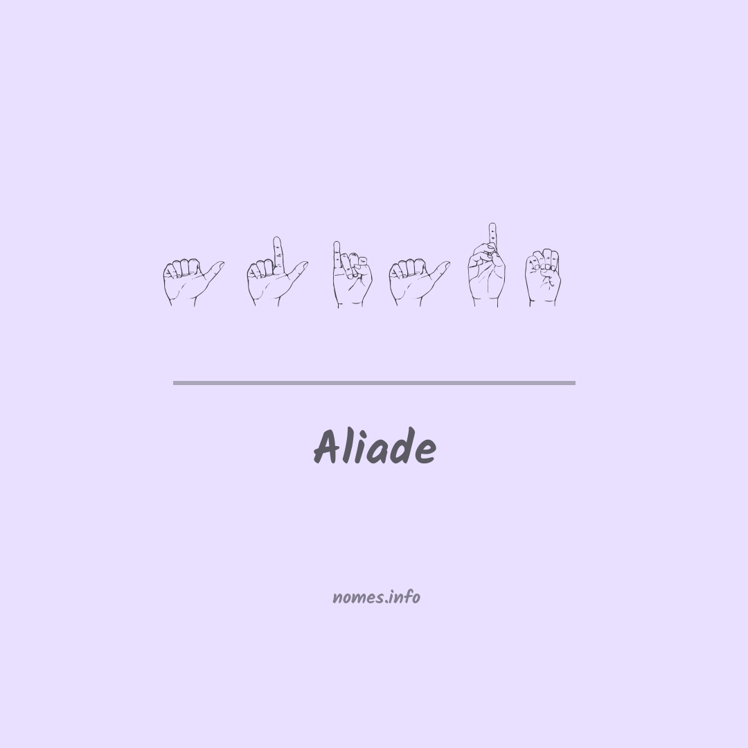 Aliade em Libras