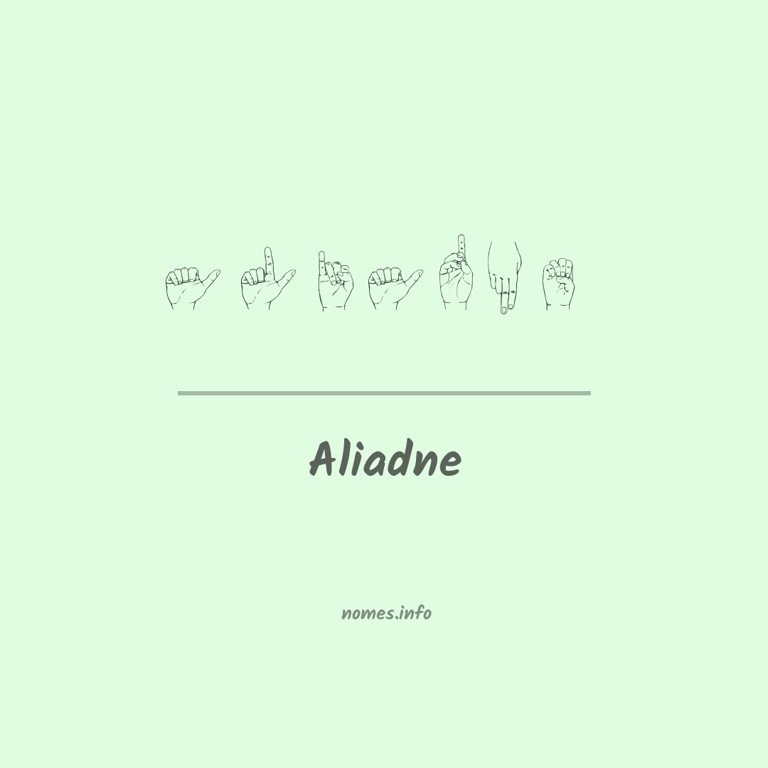 Aliadne em Libras