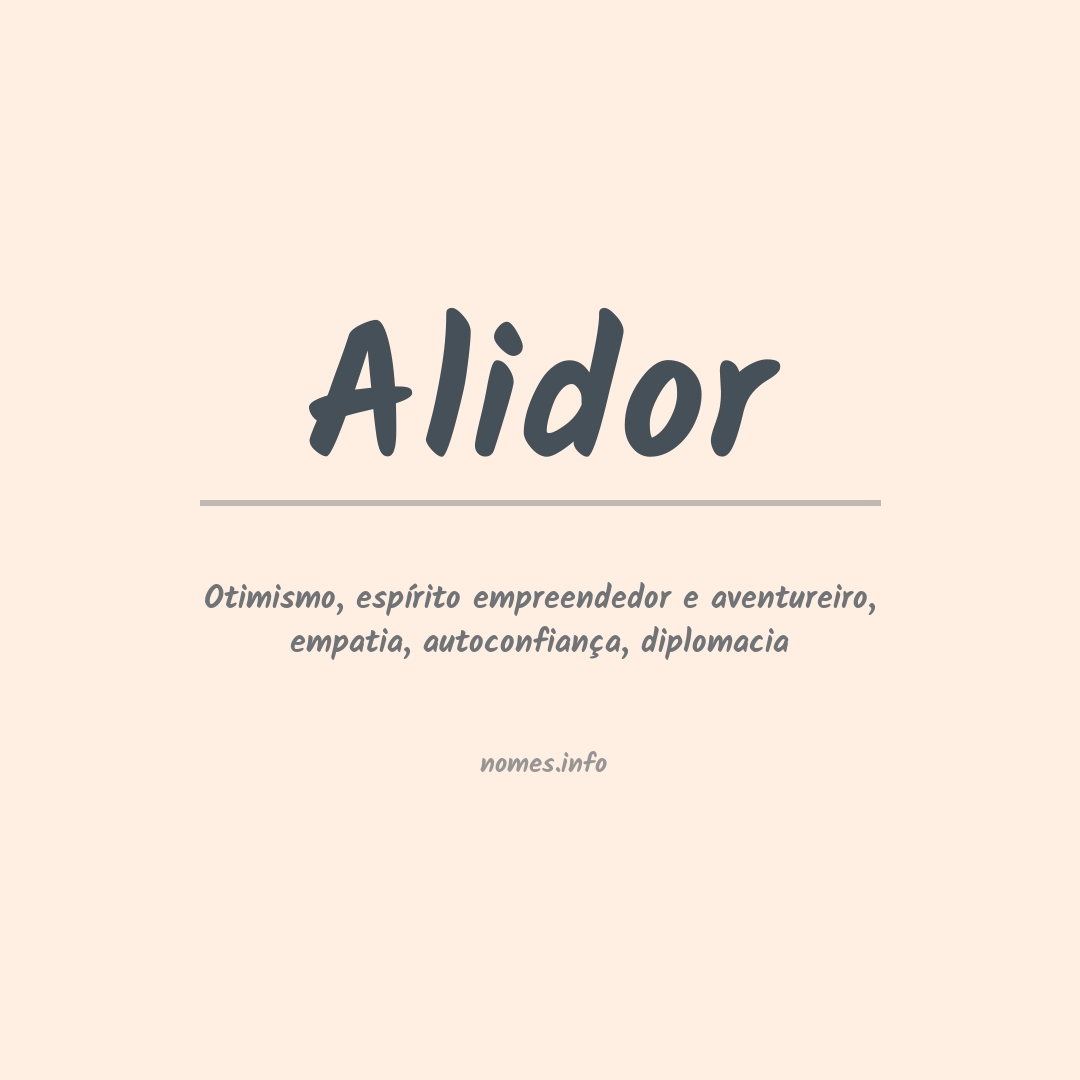 Significado do nome Alidor