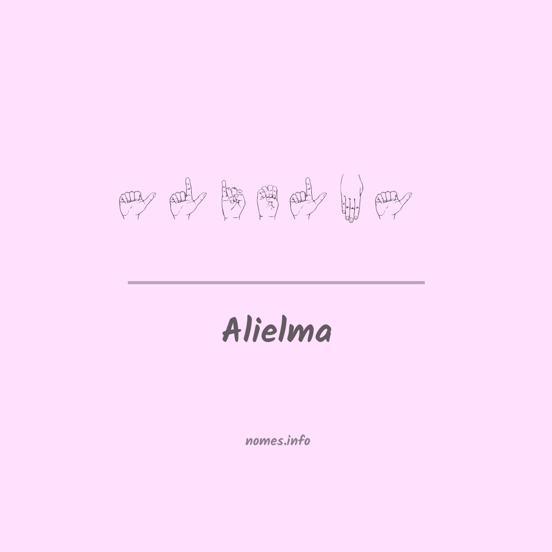 Alielma em Libras