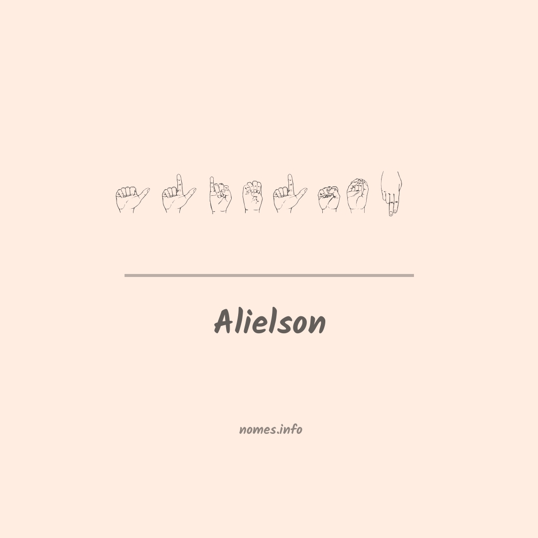 Alielson em Libras