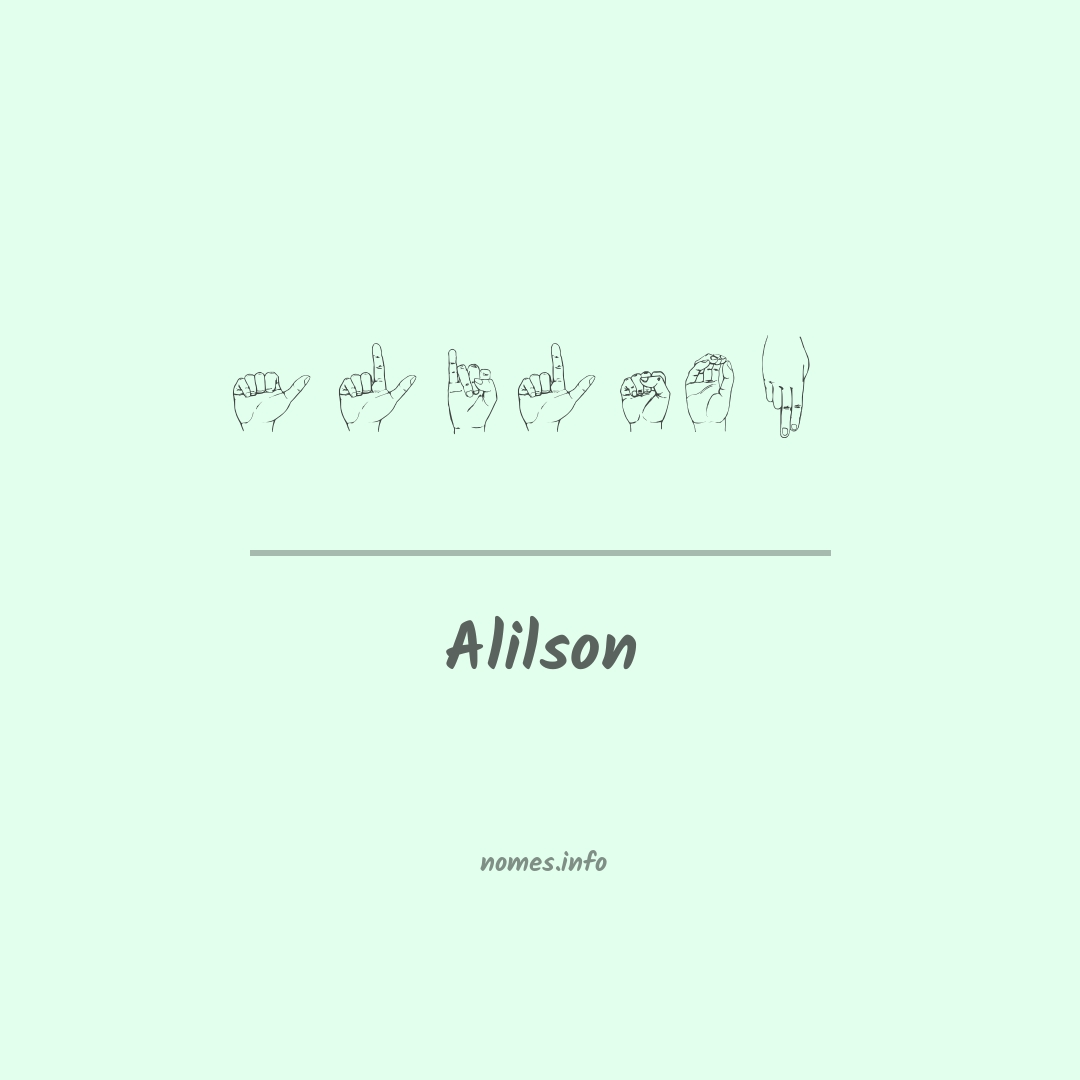 Alilson em Libras
