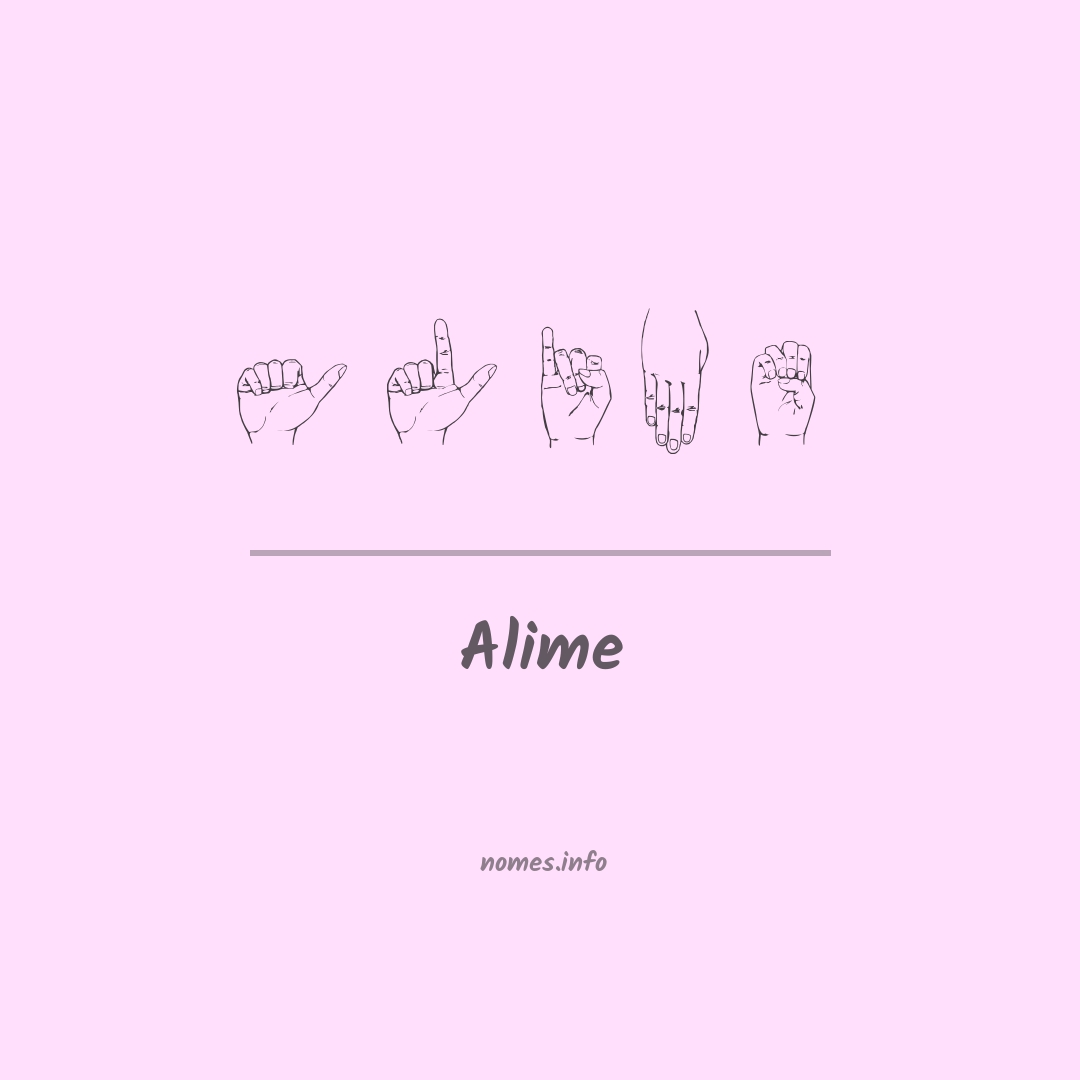 Alime em Libras
