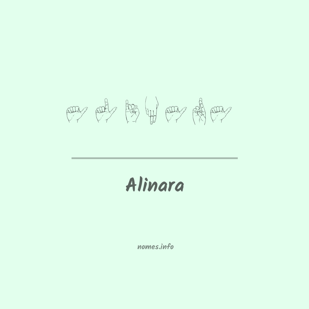 Alinara em Libras