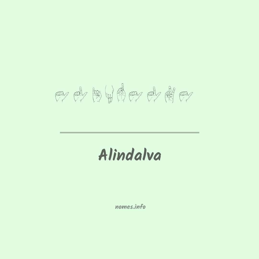 Alindalva em Libras