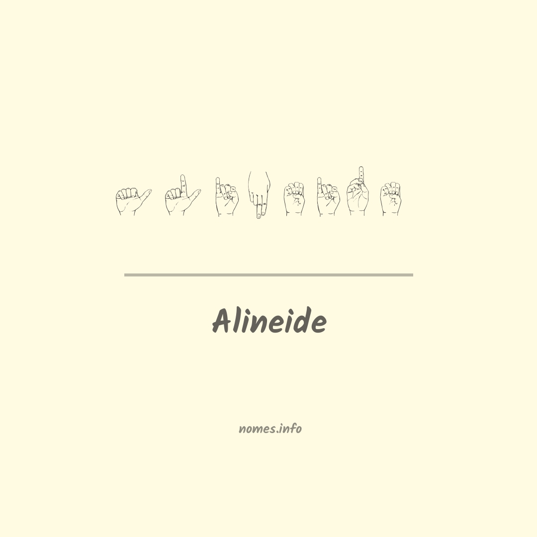 Alineide em Libras