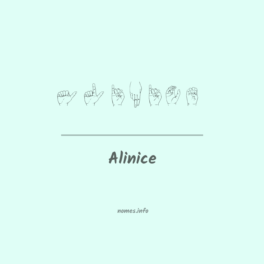 Alinice em Libras