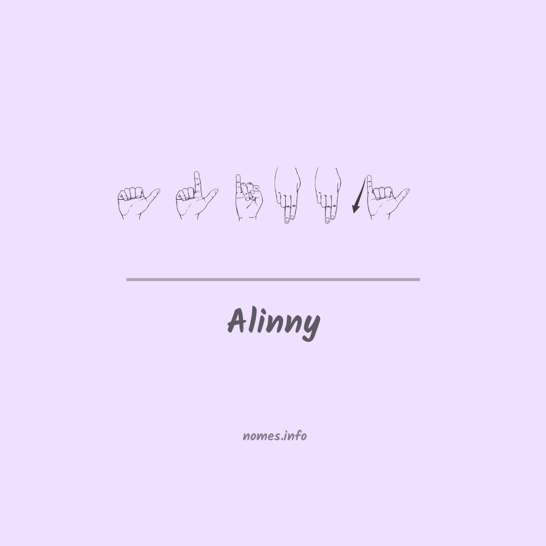 Alinny em Libras