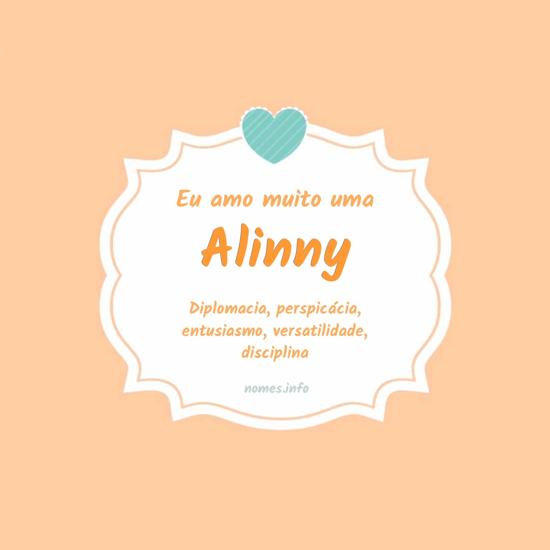 Eu amo muito Alinny