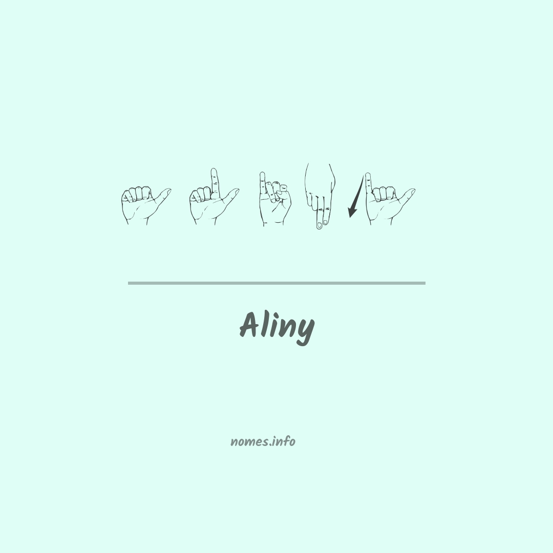 Aliny em Libras