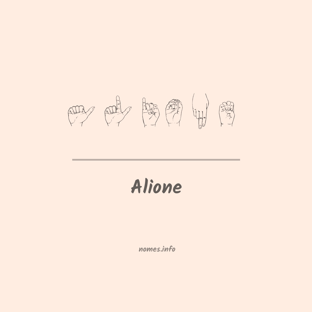 Alione em Libras