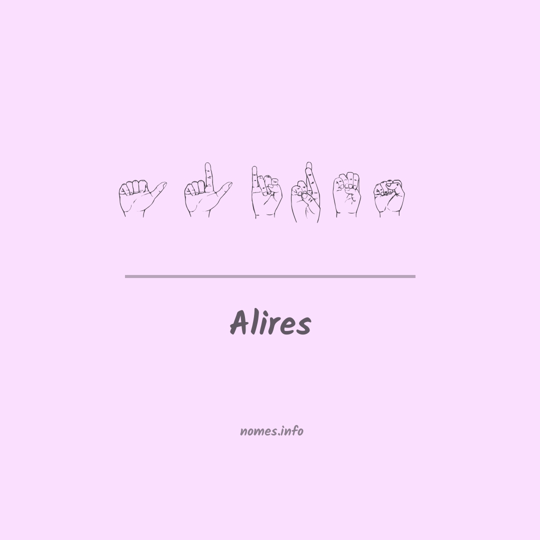 Alires em Libras