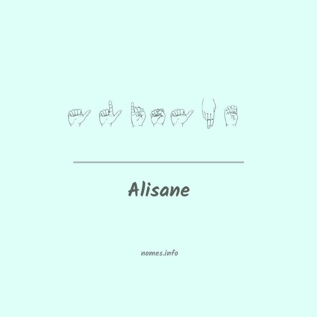 Alisane em Libras