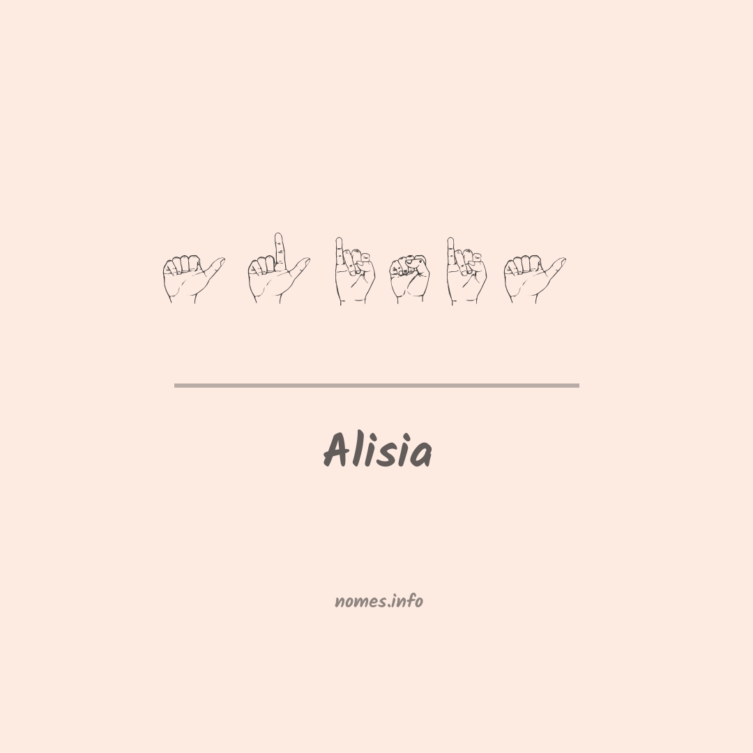 Alisia em Libras