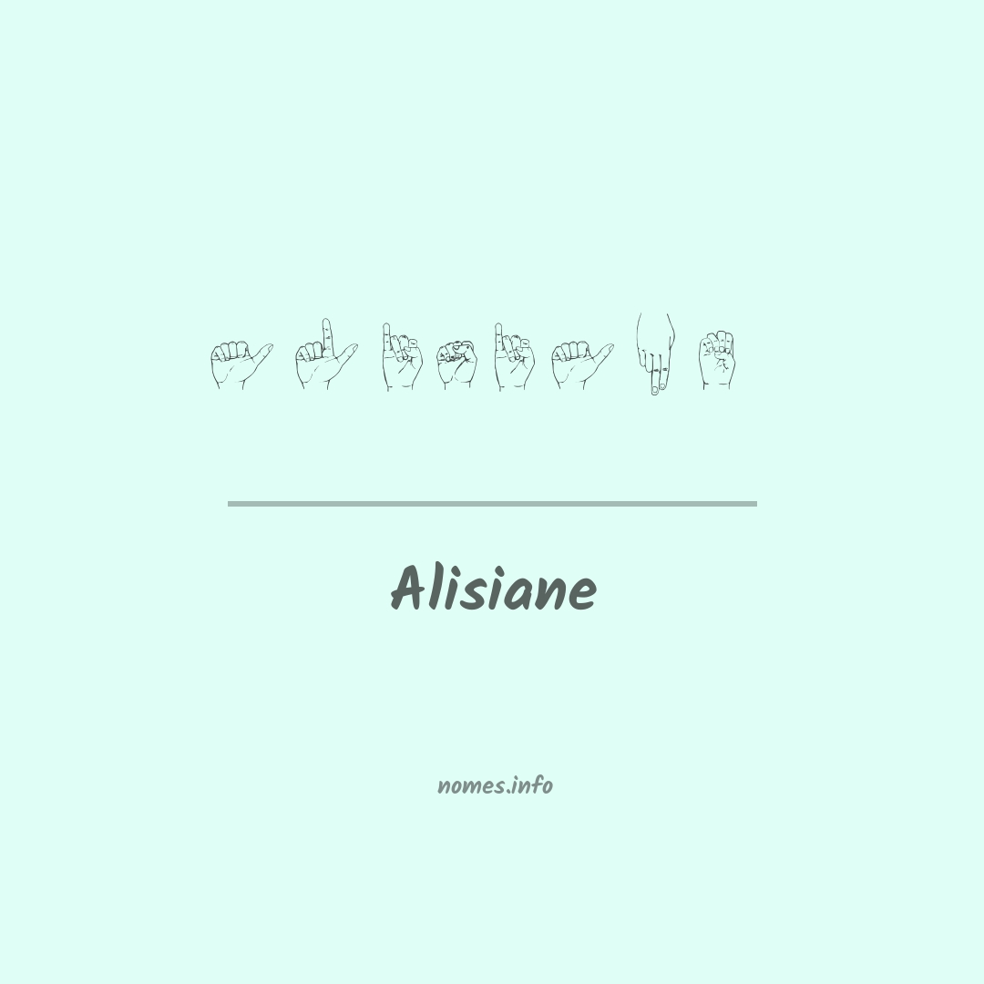 Alisiane em Libras