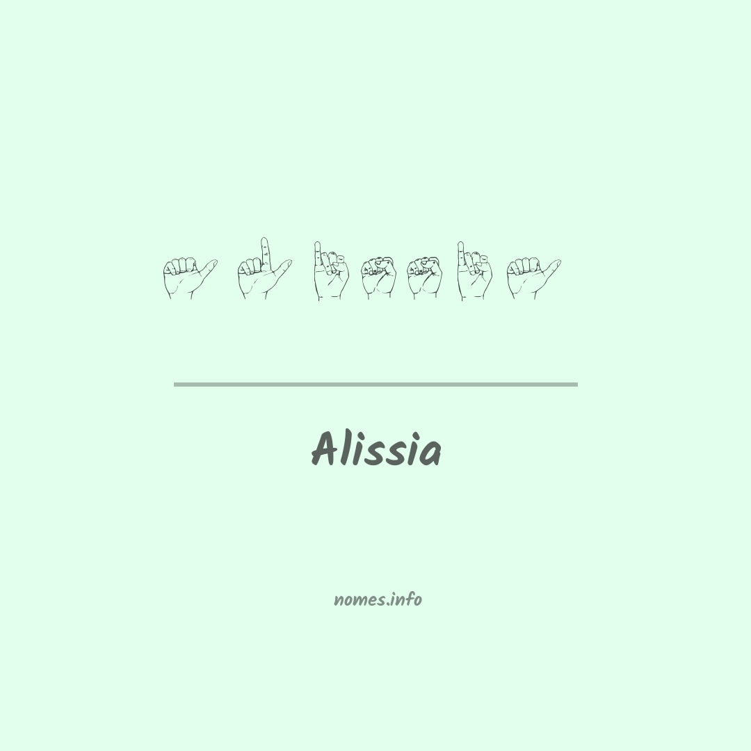 Alissia em Libras