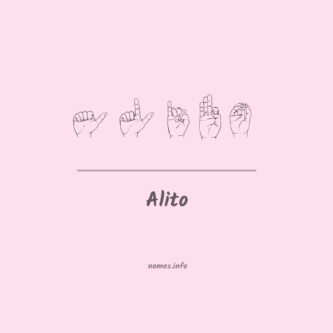 Alito em Libras