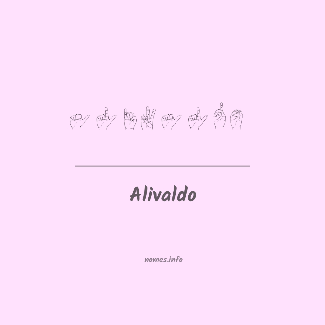 Alivaldo em Libras