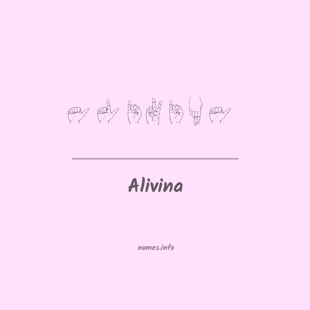 Alivina em Libras