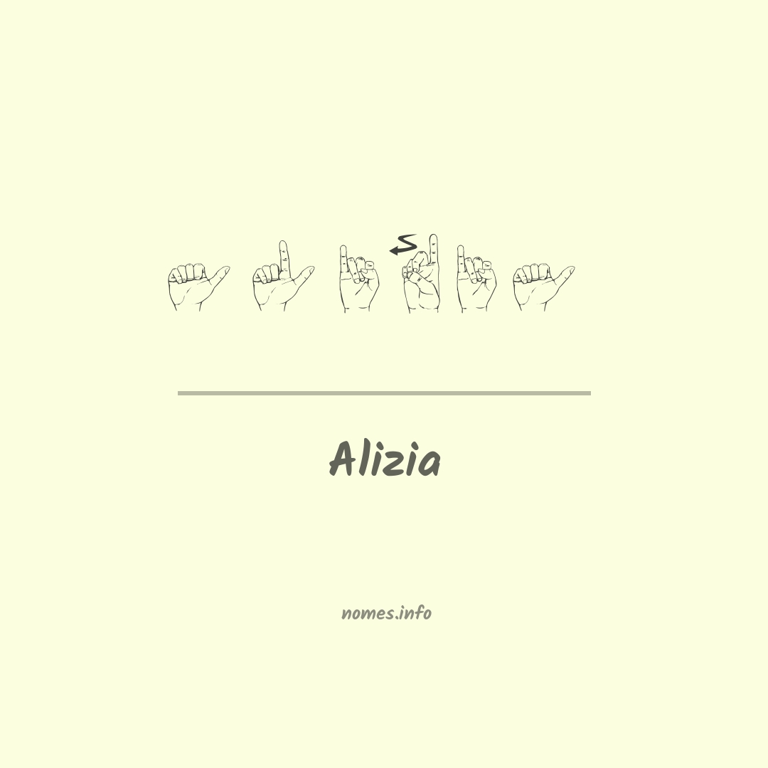Alizia em Libras