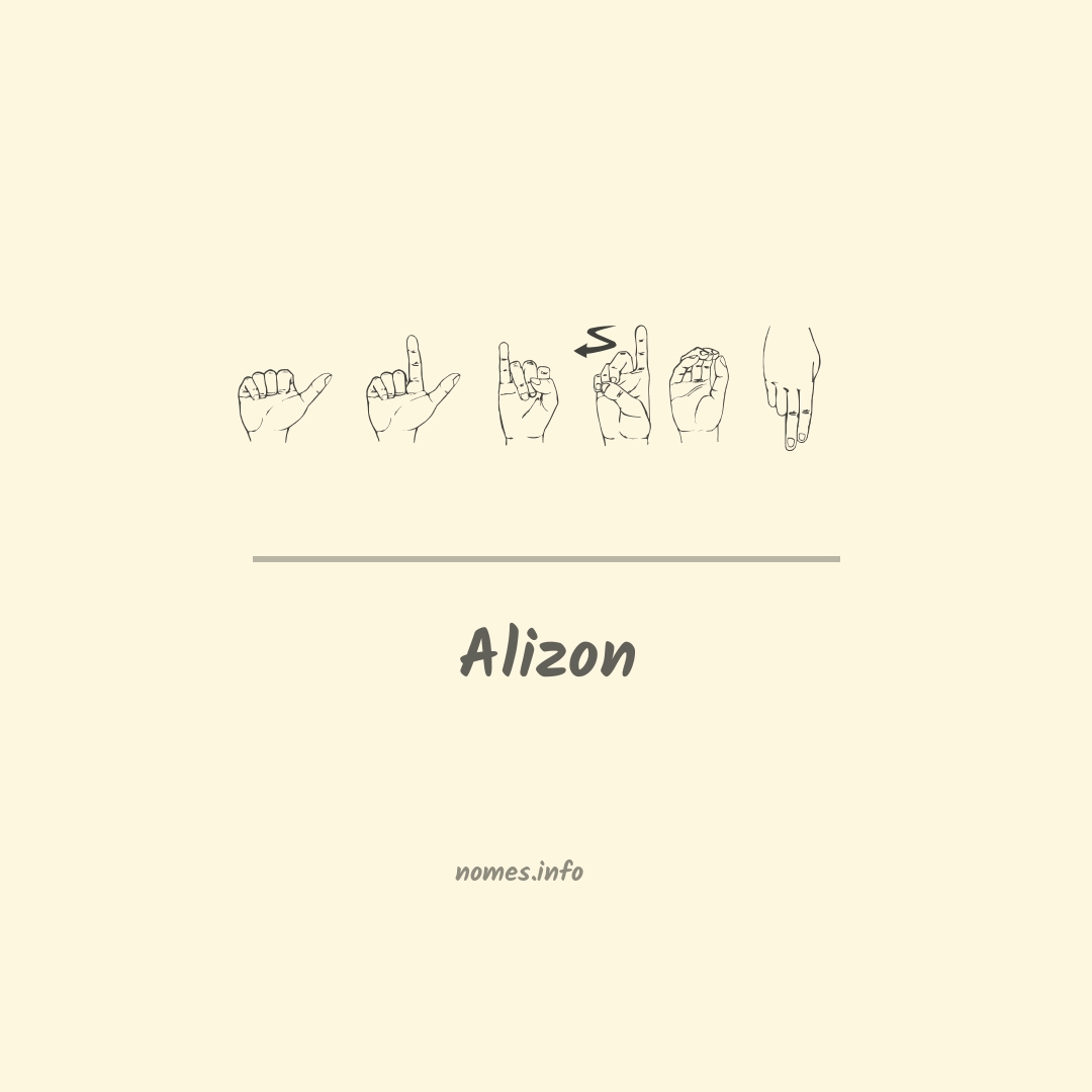 Alizon em Libras