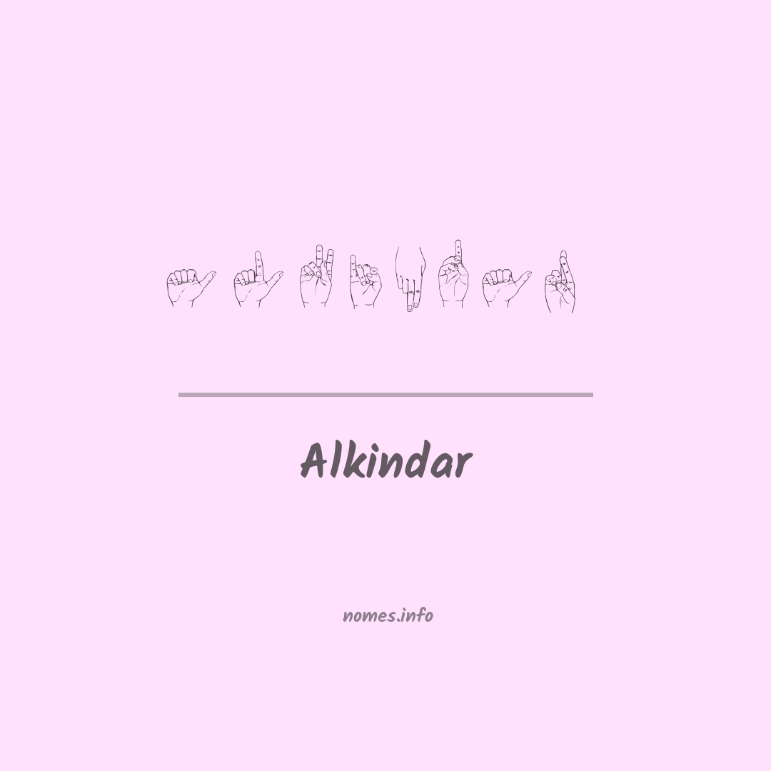 Alkindar em Libras