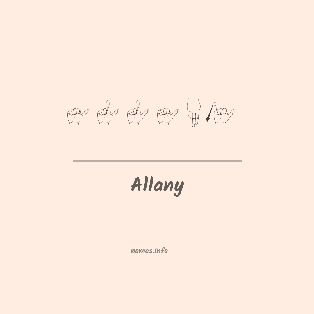 Allany em Libras