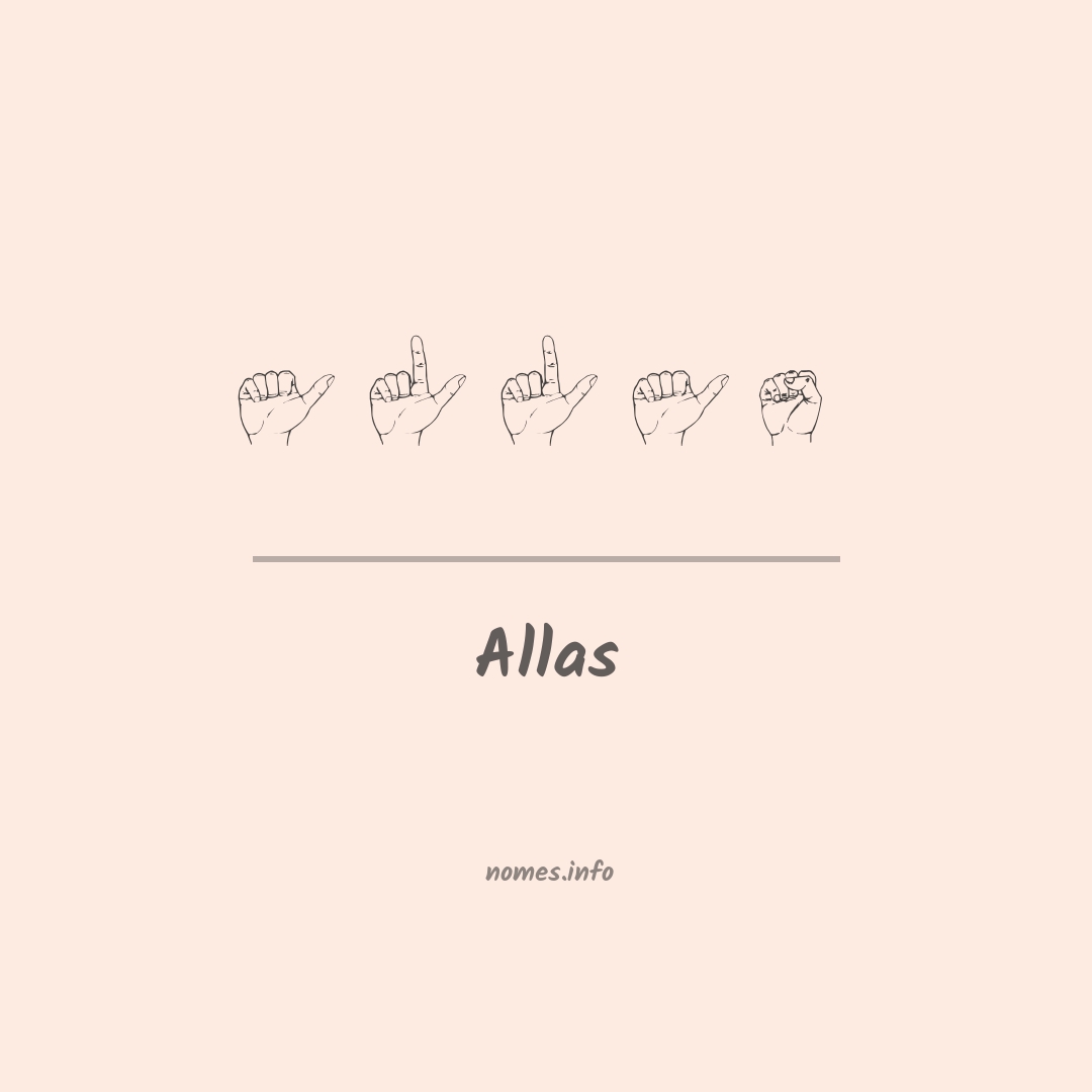 Allas em Libras