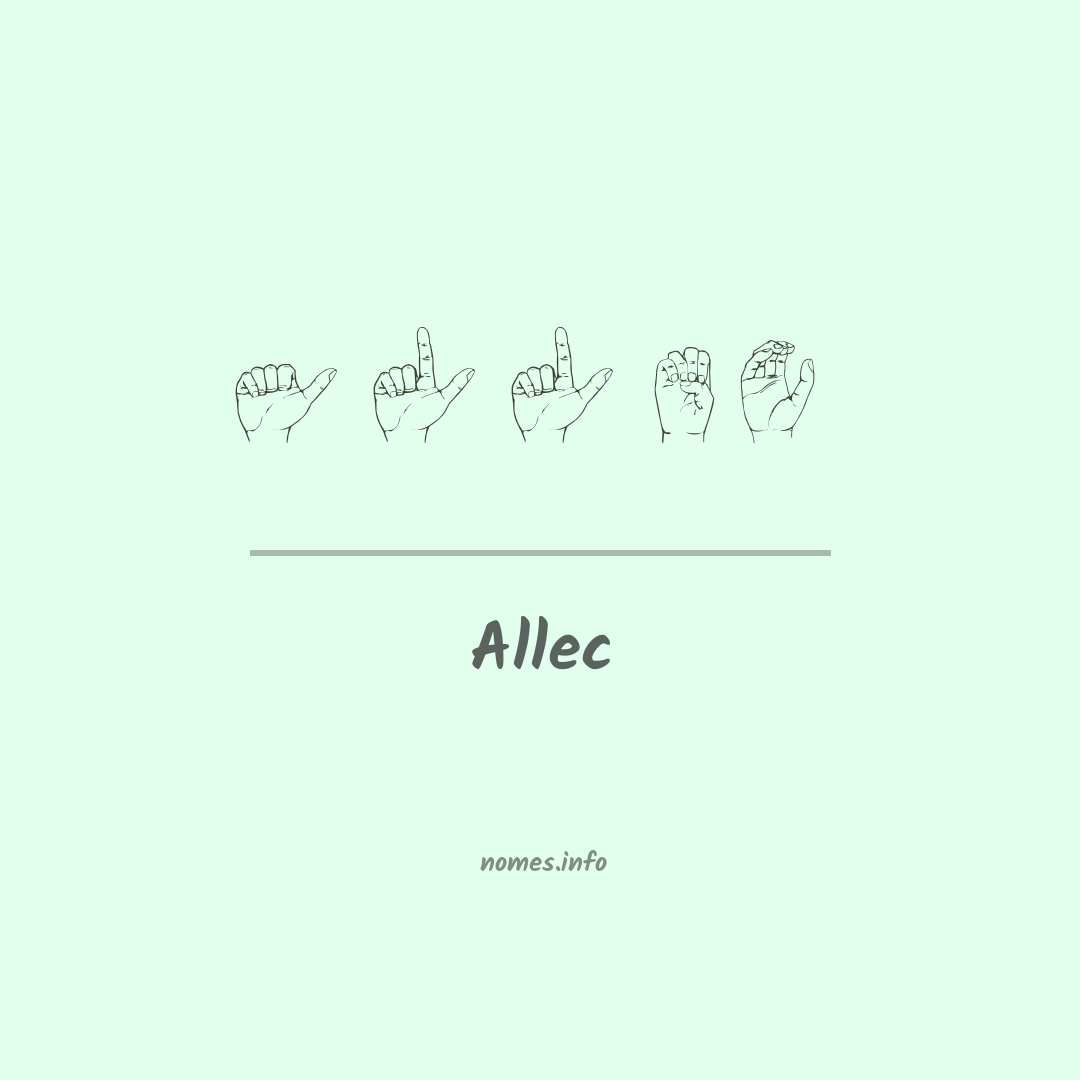 Allec em Libras