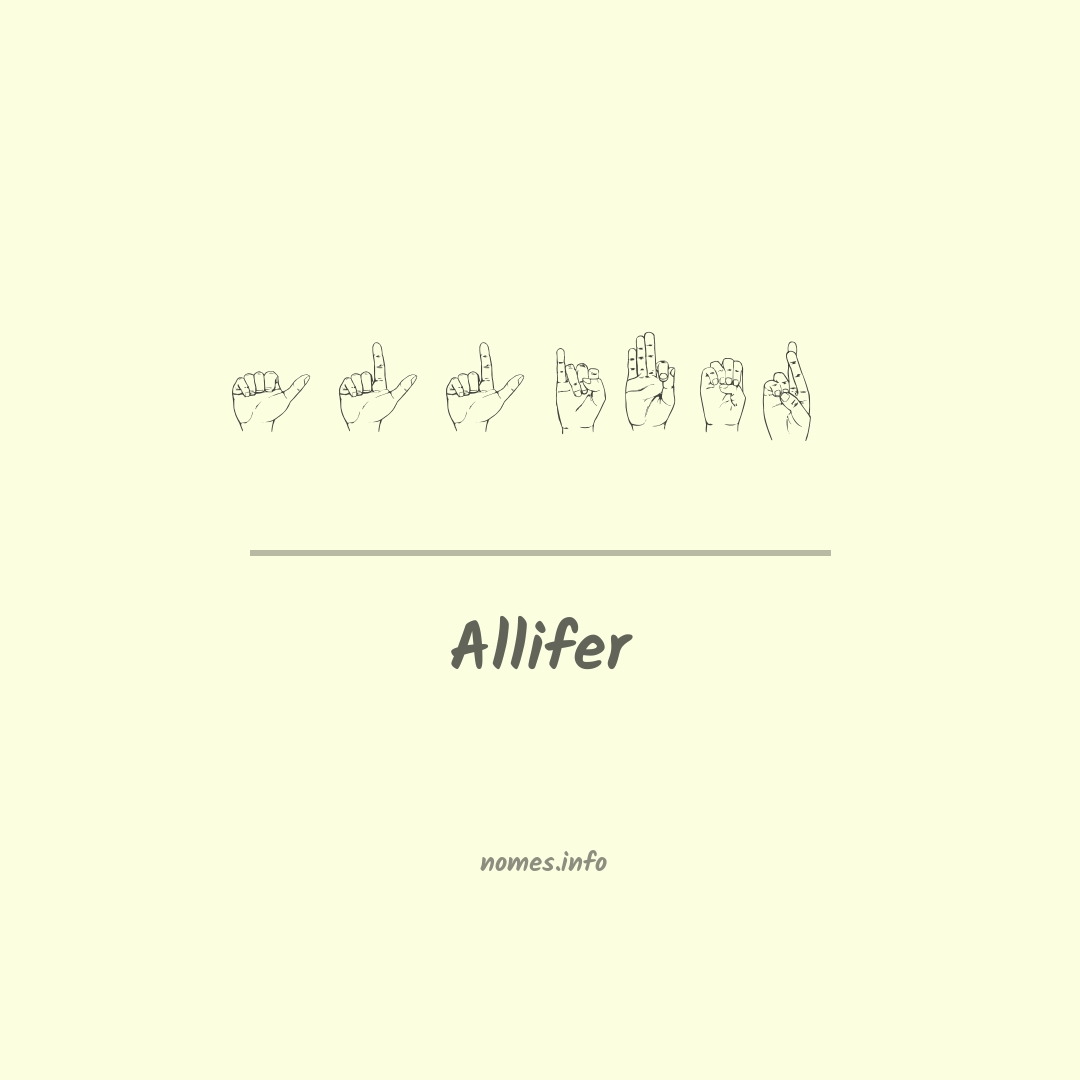 Allifer em Libras