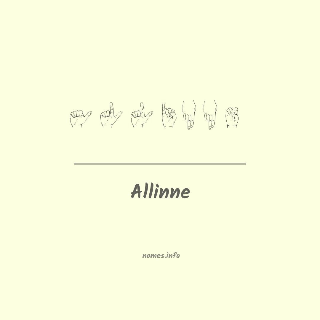 Allinne em Libras