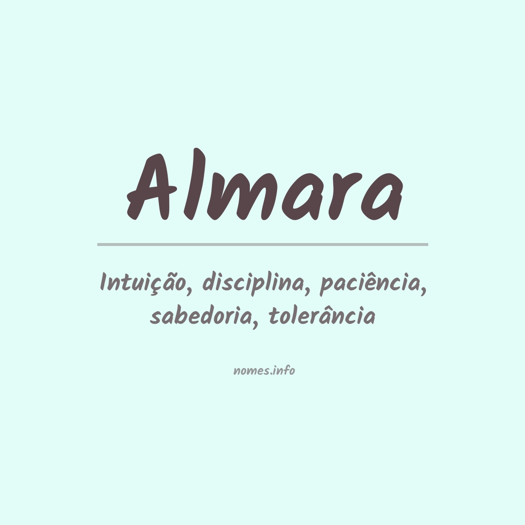 Significado do nome Almara