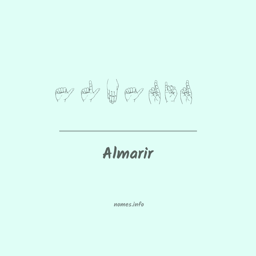 Almarir em Libras