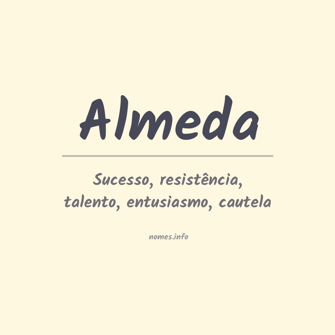 Significado do nome Almeda