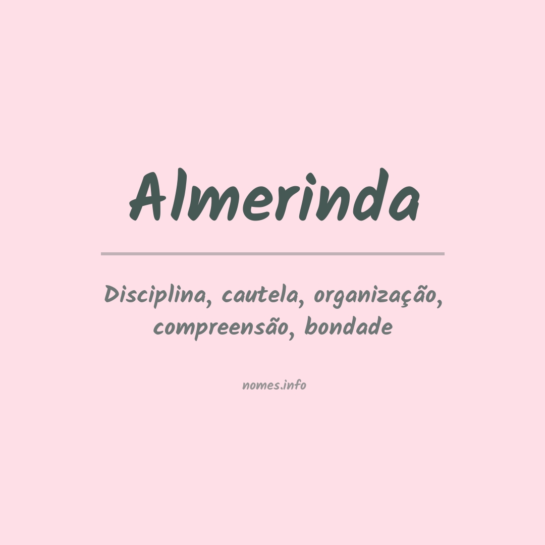 Significado do nome Almerinda