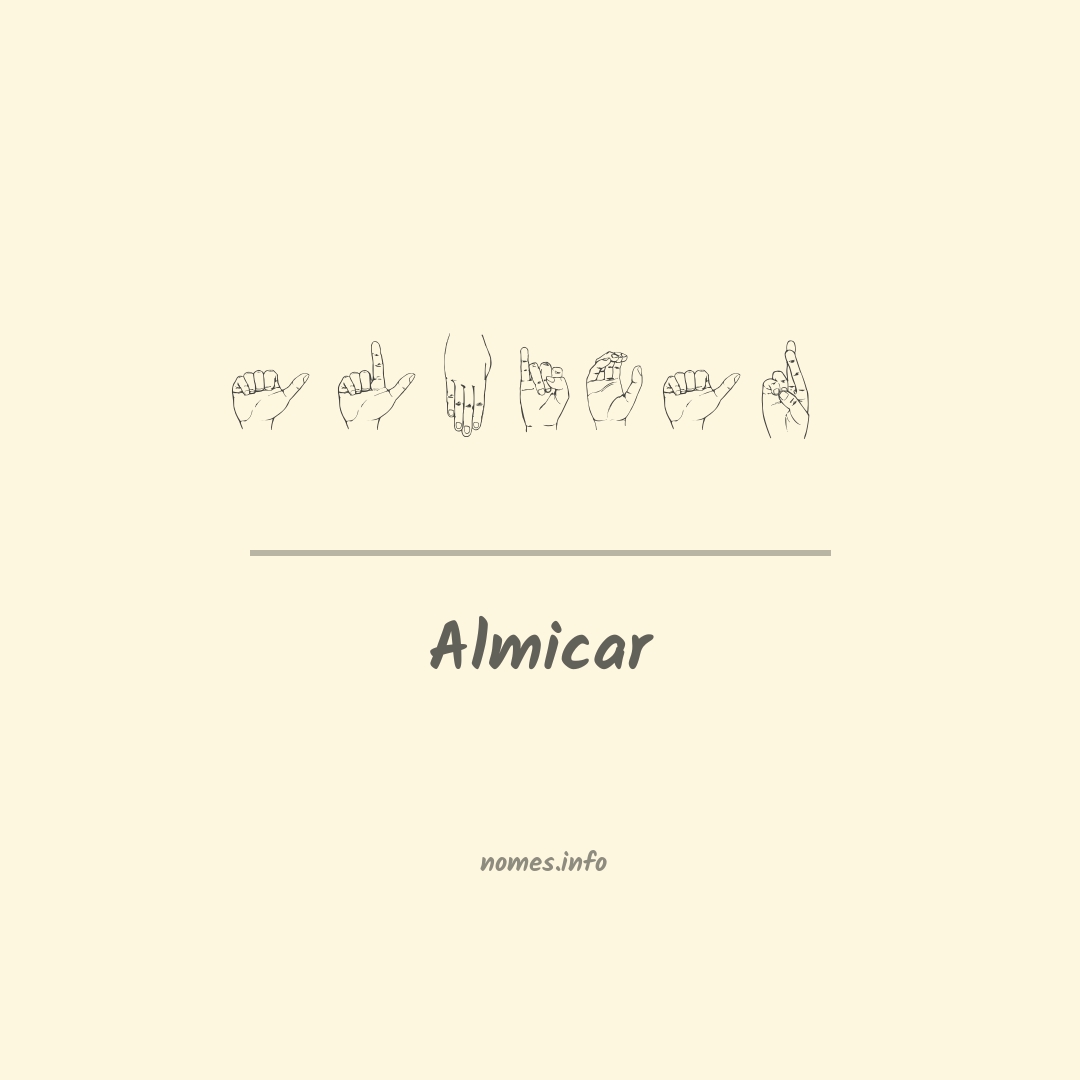 Almicar em Libras