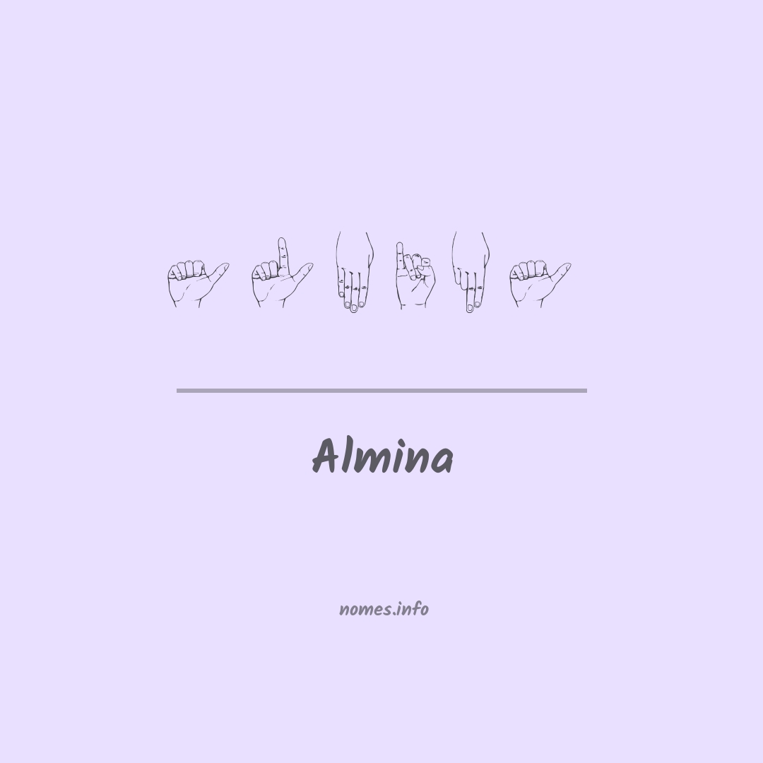 Almina em Libras