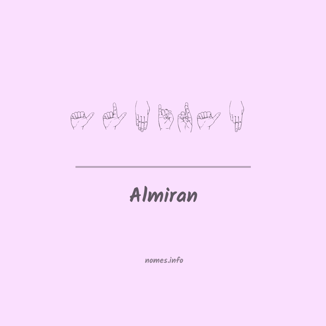 Almiran em Libras