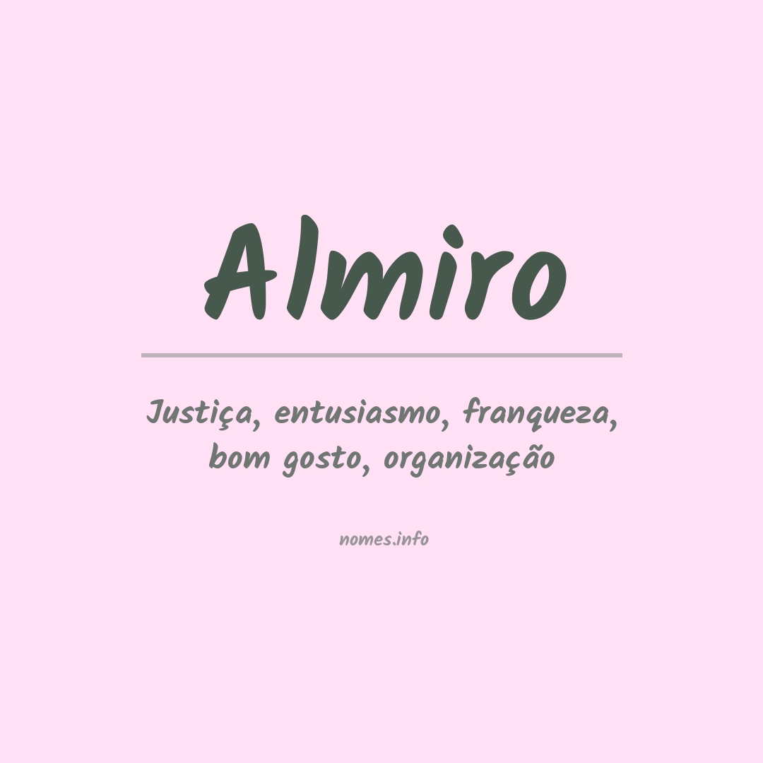 Significado do nome Almiro